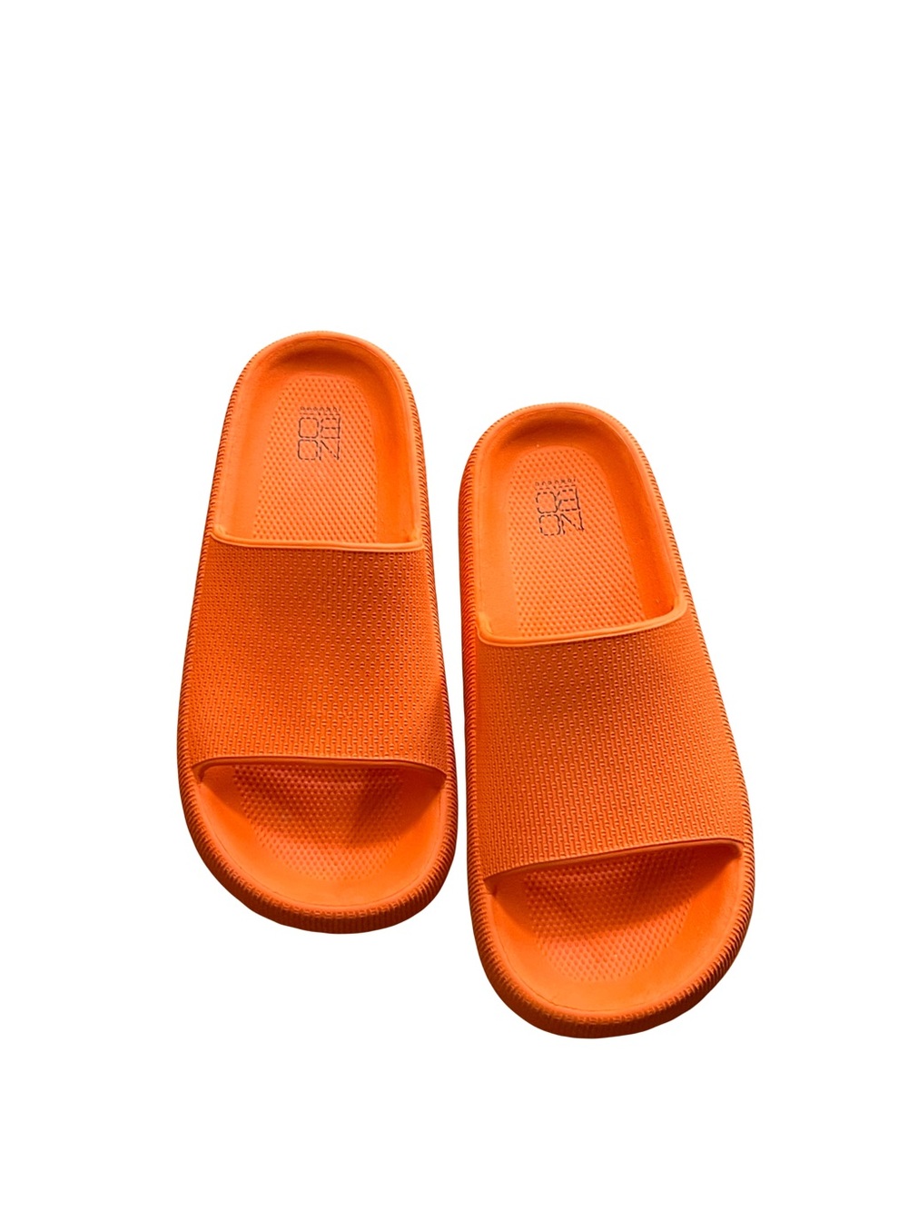 NOBO Chunky Orange Slide Sandals